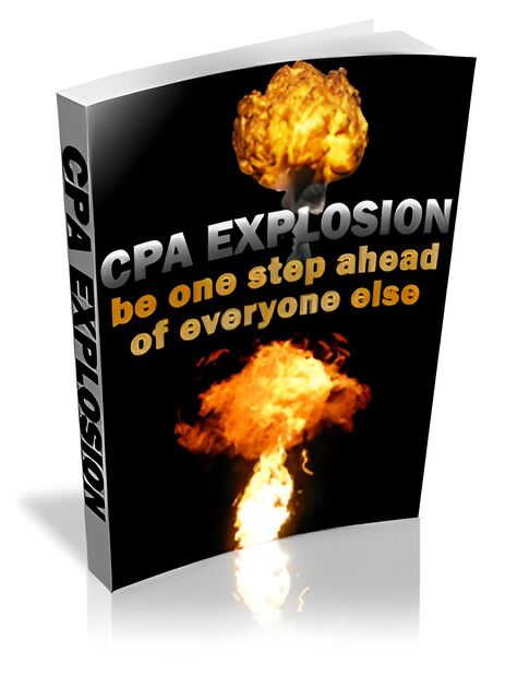 eCover representing CPA Explosion eBooks & Reports with Master Resell Rights
