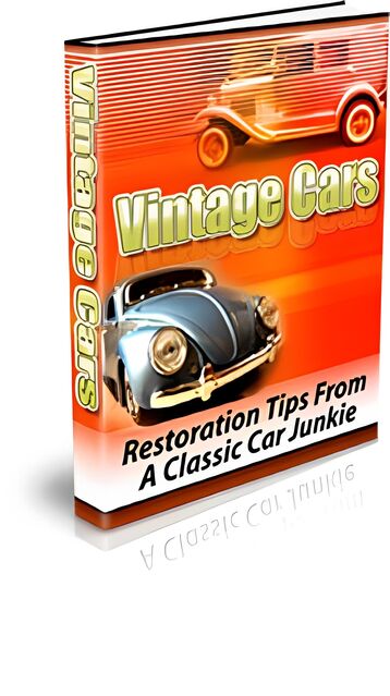 eCover representing Vintage Cars eBooks & Reports with Private Label Rights