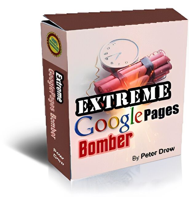 eCover representing Extreme Google Pages Bomber Software & Scripts with Master Resell Rights