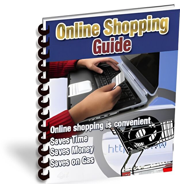 eCover representing Online Shopping Guide eBooks & Reports with Master Resell Rights