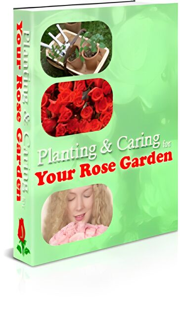 eCover representing Planning & Caring Your Rose Garden eBooks & Reports with Master Resell Rights