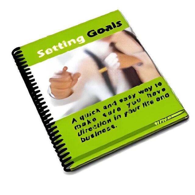 eCover representing Setting Goals eBooks & Reports with Master Resell Rights