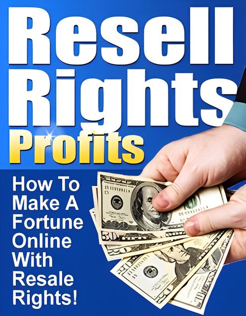 eCover representing Resale Rights Profits eBooks & Reports with Master Resell Rights