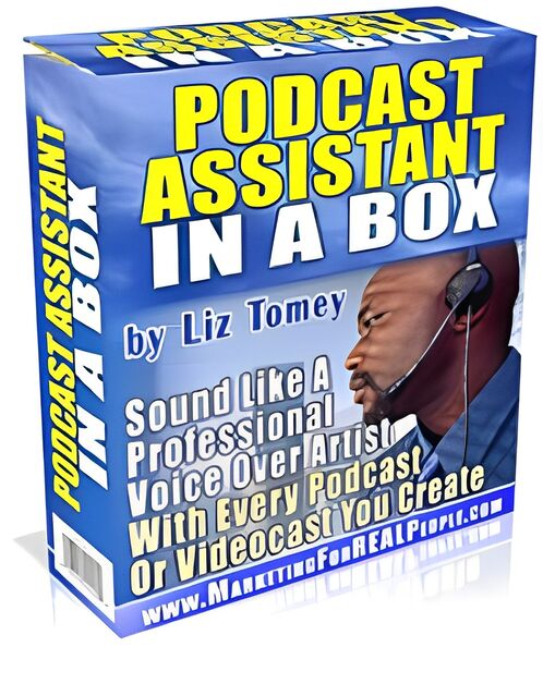 eCover representing Podcast Assistant In A Box Software & Scripts with Master Resell Rights