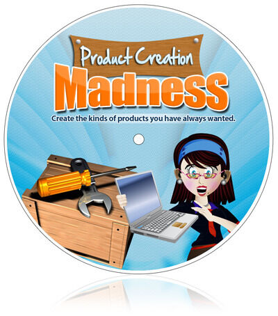 eCover representing Product Creation Madness eBooks & Reports with Master Resell Rights