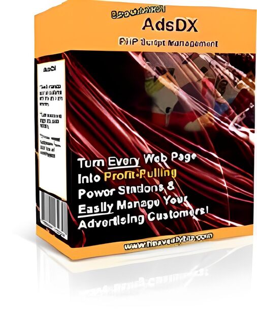 eCover representing AdsDX Software & Scripts with Master Resell Rights