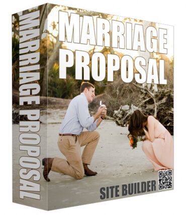 eCover representing New Marriage Proposal Site Builder  with Master Resell Rights