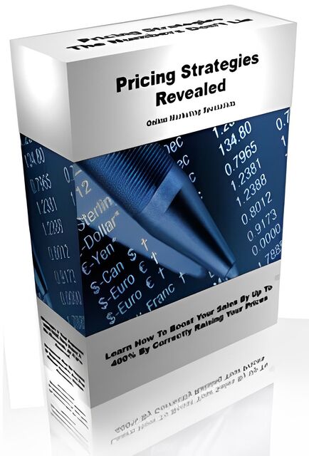 eCover representing Pricing Strategies Revealed eBooks & Reports with Master Resell Rights