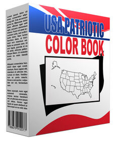 USA Patriotic Printables Coloring Book small