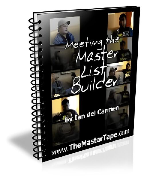 eCover representing Meeting The Master List Builder  with Master Resell Rights