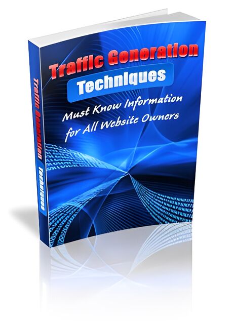 eCover representing Traffic Generation Techniques eBooks & Reports with Master Resell Rights