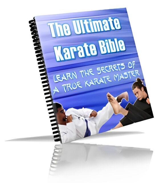 eCover representing The Ultimate Karate Bible eBooks & Reports with Master Resell Rights