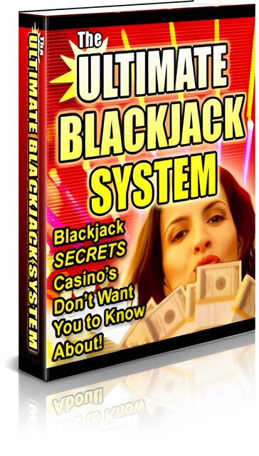 eCover representing The Ultimate Blackjack System eBooks & Reports with Master Resell Rights